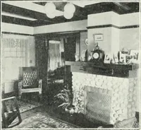 An illustration from Bungalows and cottages in Southern California. Presenting house and plans as built and streets and tracts as developed by the Los Angeles Investment Company (1909)