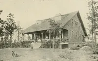An illustration from Bungalows; their design, construction and furnishing, with suggestions also for camps, summer homes and cottages of similar character (1911)