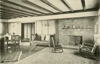 An illustration from Bungalows; their design, construction and furnishing, with suggestions also for camps, summer homes and cottages of similar character (1911)