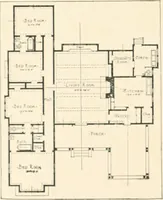 An illustration from Bungalows; their design, construction and furnishing, with suggestions also for camps, summer homes and cottages of similar character (1911)