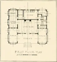 An illustration from Bungalows; their design, construction and furnishing, with suggestions also for camps, summer homes and cottages of similar character (1911)