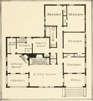An illustration from Bungalows; their design, construction and furnishing, with suggestions also for camps, summer homes and cottages of similar character (1911)