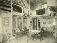 An illustration from Bungalows; their design, construction and furnishing, with suggestions also for camps, summer homes and cottages of similar character (1911)