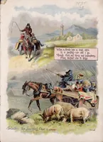 Picture 2 of 11 from By Land & Water children's book (1888) (1888), leaf 2