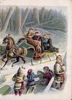 An illustration from By Land & Water children's book (1888) (1888)