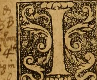 An illustration from The Byble : that is to saye, all the holye Scripture, in whiche are contayned the olde and new Testament : truly and purely translated into Englishe : & now lately with great industry & diligence recognysed .. (1551)
