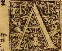 An illustration from The Byble : that is to saye, all the holye Scripture, in whiche are contayned the olde and new Testament : truly and purely translated into Englishe : & now lately with great industry & diligence recognysed .. (1551)