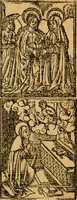An illustration from The Byble : that is to saye, all the holye Scripture, in whiche are contayned the olde and new Testament : truly and purely translated into Englishe : & now lately with great industry & diligence recognysed .. (1551)