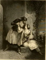 An illustration from The Byron gallery of highly finished engravings, illustrating Lord Byron's works. With selected beauties from his poems. Elucidated by historical and critical notices; together with a sketch of his life, containing important and unpublished matter (1849)