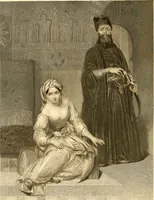 An illustration from The Byron gallery of highly finished engravings, illustrating Lord Byron's works. With selected beauties from his poems. Elucidated by historical and critical notices; together with a sketch of his life, containing important and unpublished matter (1849)
