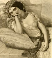 An illustration from The Byron gallery of highly finished engravings, illustrating Lord Byron's works. With selected beauties from his poems. Elucidated by historical and critical notices; together with a sketch of his life, containing important and unpublished matter (1849)