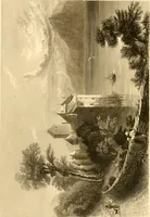 An illustration from The Byron gallery of highly finished engravings, illustrating Lord Byron's works. With selected beauties from his poems. Elucidated by historical and critical notices; together with a sketch of his life, containing important and unpublished matter (1849)