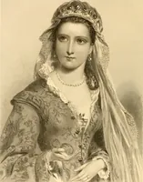 An illustration from The Byron gallery of highly finished engravings, illustrating Lord Byron's works. With selected beauties from his poems. Elucidated by historical and critical notices; together with a sketch of his life, containing important and unpublished matter (1849)