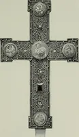 An illustration from Die byzantinischen Zellenschmelze der Sammlung Dr. Alex. von Swenigorodskoï und das darüber veröffentlichte Prachtwerk : archäologisch-kunstgeschichtliche Studie (1896)