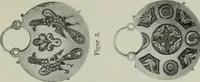 An illustration from Die byzantinischen Zellenschmelze der Sammlung Dr. Alex. von Swenigorodskoï und das darüber veröffentlichte Prachtwerk : archäologisch-kunstgeschichtliche Studie (1896)