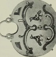 An illustration from Die byzantinischen Zellenschmelze der Sammlung Dr. Alex. von Swenigorodskoï und das darüber veröffentlichte Prachtwerk : archäologisch-kunstgeschichtliche Studie (1896)