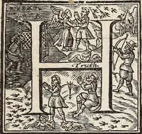 An illustration from Cabala, mysteries of state, : in letters of the great ministers of K. James and K. Charles. Wherein much of the publique manage of affaires is related ; faithfully collected (1654)