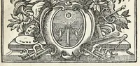 An illustration from Cabinet des singularitez dárchitecture, peinture, sculpture, et graveure : ou, Introduction a la connoissance des plus beaux arts, figurés sous les tableaux, les statuës, & les estampes (1699)