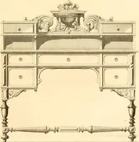 An illustration from The Cabinet maker's album; (1871)