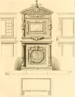 An illustration from The Cabinet maker's album; (1871)