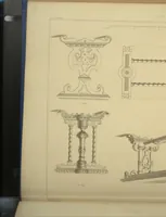 An illustration from The Cabinet-Maker's Assistant, a series of original designs for modern furniture, with descriptions and details of construction, preceded by practical observations on the materials and manufacture of cabinet-work, and instructions in drawing adapted to the trade (1853)