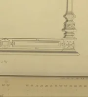 An illustration from The Cabinet-Maker's Assistant, a series of original designs for modern furniture, with descriptions and details of construction, preceded by practical observations on the materials and manufacture of cabinet-work, and instructions in drawing adapted to the trade (1853)