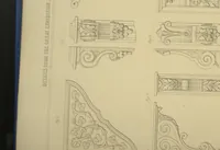 An illustration from The Cabinet-Maker's Assistant, a series of original designs for modern furniture, with descriptions and details of construction, preceded by practical observations on the materials and manufacture of cabinet-work, and instructions in drawing adapted to the trade (1853)