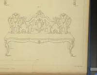 An illustration from The Cabinet-Maker's Assistant, a series of original designs for modern furniture, with descriptions and details of construction, preceded by practical observations on the materials and manufacture of cabinet-work, and instructions in drawing adapted to the trade (1853)