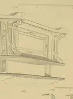 An illustration from The Cabinet-Maker's Assistant, a series of original designs for modern furniture, with descriptions and details of construction, preceded by practical observations on the materials and manufacture of cabinet-work, and instructions in drawing adapted to the trade (1853)