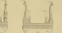 An illustration from The Cabinet-Maker's Assistant, a series of original designs for modern furniture, with descriptions and details of construction, preceded by practical observations on the materials and manufacture of cabinet-work, and instructions in drawing adapted to the trade (1853)