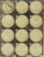An illustration from Omnivm Caesarvm verissimae imagines ex antiqvis nvmismatis desvmptae : addita per brevi cvivsque vitae descriptiones ac diligenti eorvm, qvae reperiri potvervnt nvmismatvm, aversae partis delineatione. Libri primi (1554)