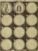 An illustration from Omnivm Caesarvm verissimae imagines ex antiqvis nvmismatis desvmptae : addita per brevi cvivsque vitae descriptiones ac diligenti eorvm, qvae reperiri potvervnt nvmismatvm, aversae partis delineatione. Libri primi (1554)