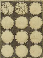 An illustration from Omnivm Caesarvm verissimae imagines ex antiqvis nvmismatis desvmptae : addita per brevi cvivsque vitae descriptiones ac diligenti eorvm, qvae reperiri potvervnt nvmismatvm, aversae partis delineatione. Libri primi (1554)