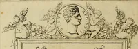 An illustration from Omnivm Caesarvm verissimae imagines ex antiqvis nvmismatis desvmptae : addita per brevi cvivsque vitae descriptiones ac diligenti eorvm, qvae reperiri potvervnt nvmismatvm, aversae partis delineatione. Libri primi (1554)