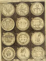 An illustration from Omnivm Caesarvm verissimae imagines ex antiqvis nvmismatis desvmptae : addita per brevi cvivsque vitae descriptiones ac diligenti eorvm, qvae reperiri potvervnt nvmismatvm, aversae partis delineatione. Libri primi (1554)
