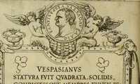 An illustration from Omnivm Caesarvm verissimae imagines ex antiqvis nvmismatis desvmptae : addita per brevi cvivsque vitae descriptiones ac diligenti eorvm, qvae reperiri potvervnt nvmismatvm, aversae partis delineatione. Libri primi (1554)