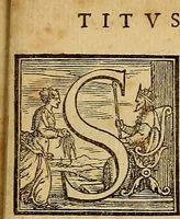 An illustration from Omnivm Caesarvm verissimae imagines ex antiqvis nvmismatis desvmptae : addita per brevi cvivsque vitae descriptiones ac diligenti eorvm, qvae reperiri potvervnt nvmismatvm, aversae partis delineatione. Libri primi (1554)