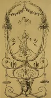 An illustration from Cahiers d'arabesques : propres à la décoration des appartements (1920)