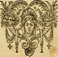 An illustration from Caii Suetonii Tranquilli de xii Caesaribus libri viii : eiusdem de illustribus grammaticis et de claris rhetoribus : Isaacus Casaubonus ex fide vetustissimorum librorum recensuit & libros adiecit animadversionum (1611)