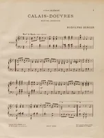 An illustration from Calais-Douvres : marche aérienne (1909)