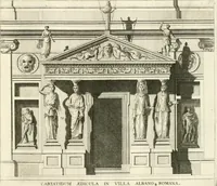 Picture 35 of 50 from Calcografia di Roma, ovvero, Le piante, vendute, piazze, chiese, palazzi, bassirilievi, statue ed altri monumenti antichi e moderni di questra superba citta' : incisi in rame e divisi in vari volumi (1779), leaf 72