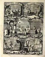 An illustration from Calendarium perpetuum universale, das ist, Immerwährender allgemeiner Calender : der Natur und Zucht, Kunst und Wissenschafft, Tugend und Gesundheit, Vernunfft und Weisheit, Wirthschafft und Vergnüglichkeit, Erbauung der Gemüts-Ruhe und Pflanzung der Seeligkeit : hohen, mittleren und niedrigen Standes-Personen auf den Horizont des Christl. Microcosmi gerichtet, und mit herrlichen Arcanitäten zu jedermännigliches besten bereichert und an das Tages-Licht geben : auch mit unterschiedlichen darzu nutzlichen und dienlichen Figuren gezieret (1707)