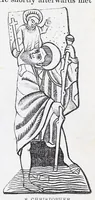 Picture 21 of 28 from The calendar of the Anglican Church illustrated : with brief accounts of the saints who have churches dedicated in their names, or whose images are most frequently met with in England : the early christian and medieval symbols : and an index of emblems (1851), leaf 219