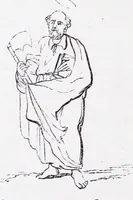 Picture 3 of 28 from The calendar of the Anglican Church illustrated : with brief accounts of the saints who have churches dedicated in their names, or whose images are most frequently met with in England : the early christian and medieval symbols : and an index of emblems (1851), leaf 57