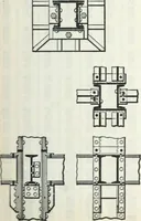 An illustration from Cambria steel; a handbook of information relating to structural steel manufactured by the Cambria steel company, containing useful tables, rules, data, and formulÆ for the use of engineers, architects, builders and mechanics; (1919)