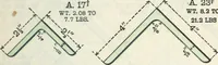 Picture 13 of 60 from Cambria steel; a handbook of information relating to structural steel manufactured by the Cambria steel company, containing useful tables, rules, data, and formulÆ for the use of engineers, architects, builders and mechanics; (1919), leaf 34