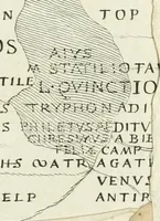 An illustration from Camera ed inscrizioni sepulcrali de' liberti, servi, ed ufficiali della casa di Augusto scoperte nella via Appia, ed illustrate con le annotazioni (1727)