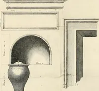 An illustration from Camera ed inscrizioni sepulcrali de' liberti, servi, ed ufficiali della casa di Augusto scoperte nella via Appia, ed illustrate con le annotazioni (1727)