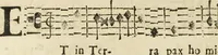 An illustration from Canto harmonico : in cinque parti diviso, col quale si può arriuare alla perfetta cognitione del canto fermo (1690)