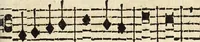 An illustration from Canto harmonico : in cinque parti diviso, col quale si può arriuare alla perfetta cognitione del canto fermo (1690)